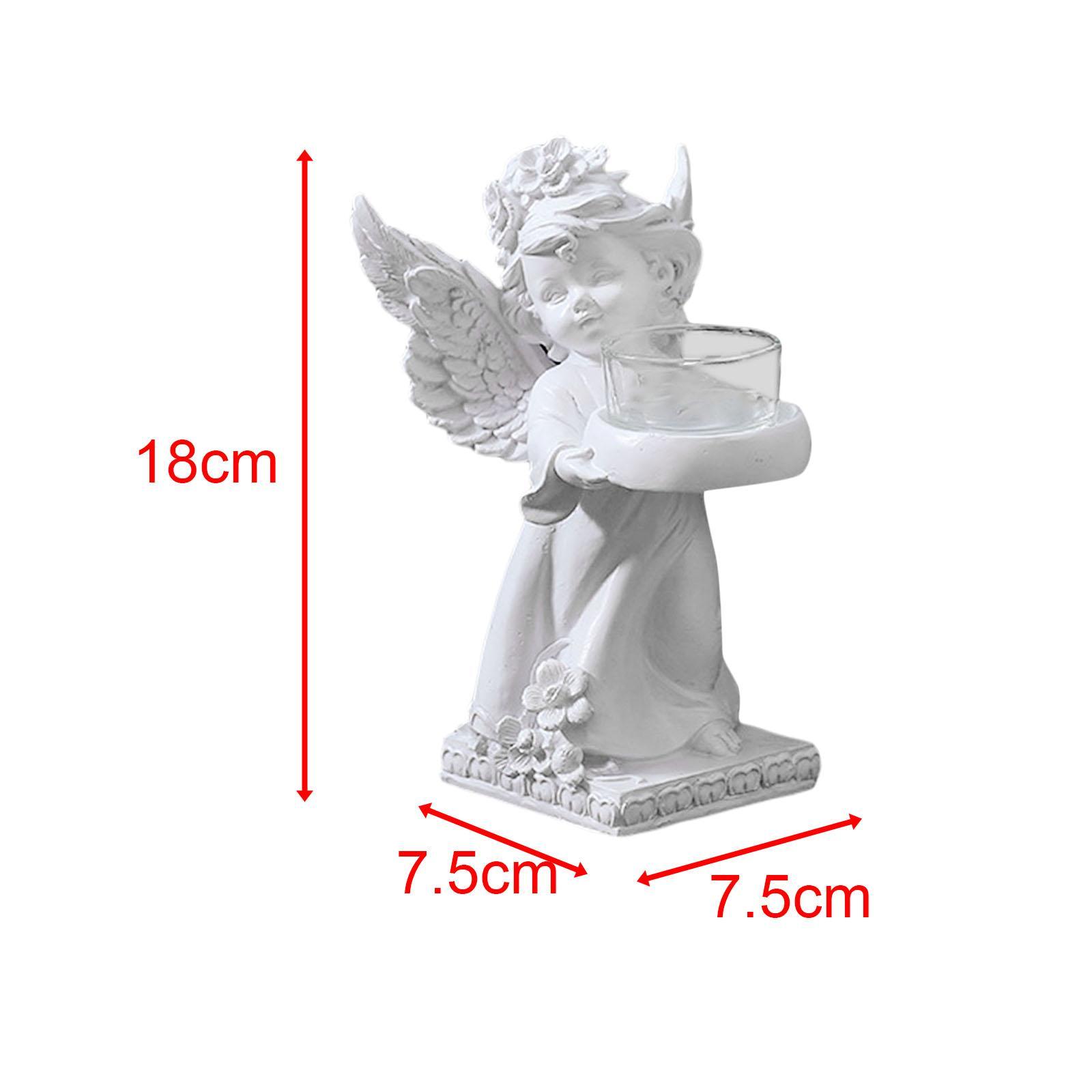 Angel Candle Holder Stand Angel Statue for Wedding Housewarming Gifts Dinner
