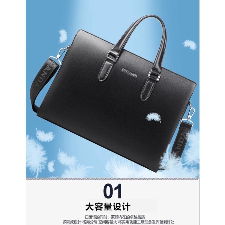 Túi Xách Da Công Sở Puanda 7199.Cặp Da Laptop Cao Cấp.Cặp Da Công sở.