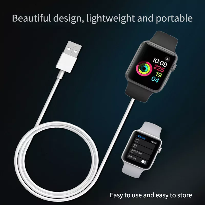 Dock sạc không dây hít nam châm hỗ trợ sạc nhanh 2.5W hiệu Wiwu M7 dành cho Apple Watch series 1 / 2 / 3 / 4 / 5 / 6 / 7 / 8 / SE (chuẩn MFi, sạc được tất cả phiên bản Apple Watch, chip sạc thông minh) - hàng nhập khẩu