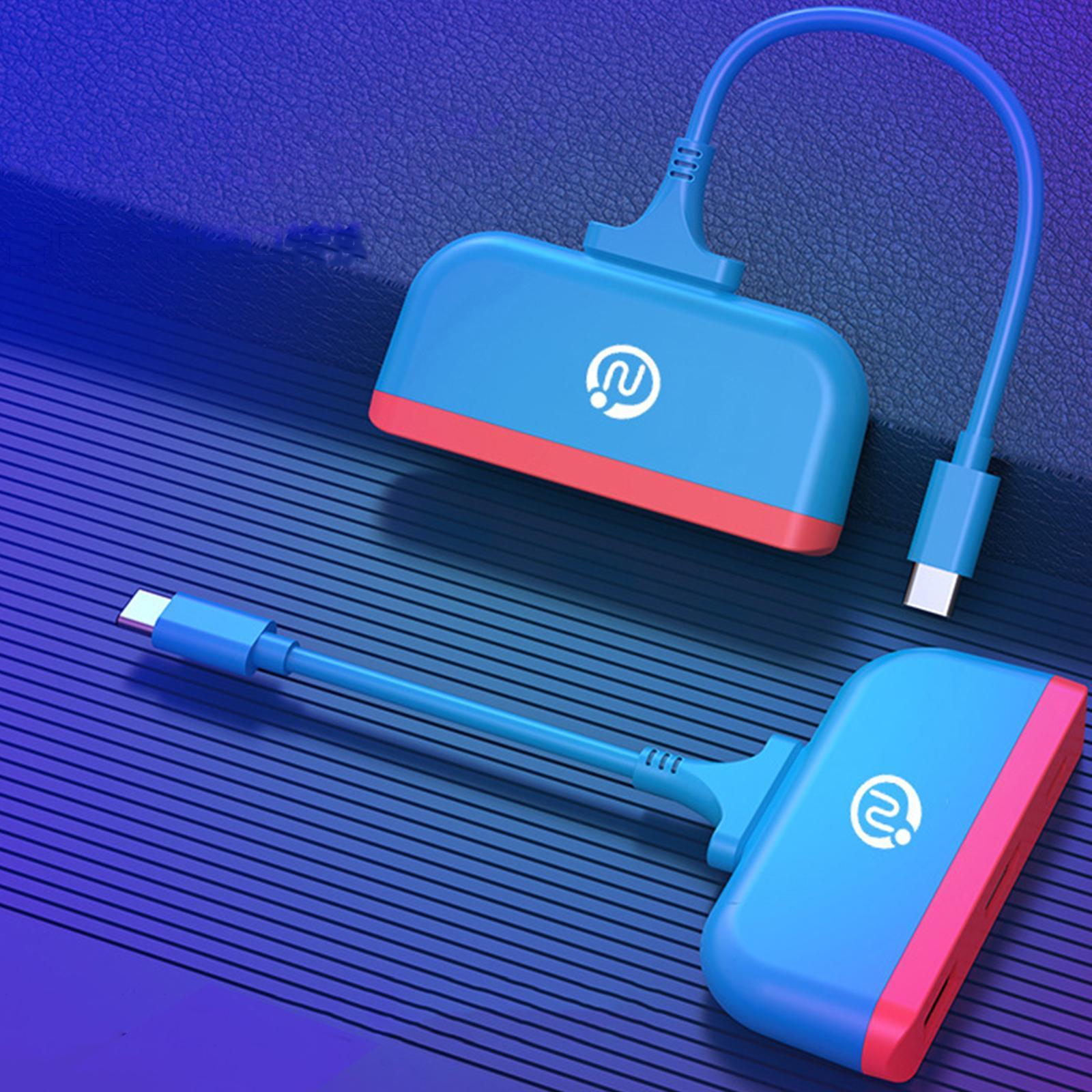 Type--Port Hub with USB 3.0 Adapter Converter Fit for