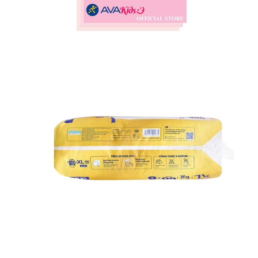 Tã quần Unidry Supreme Thin &amp; Soft size XL 60 + 8 miếng (12 - 17 kg)