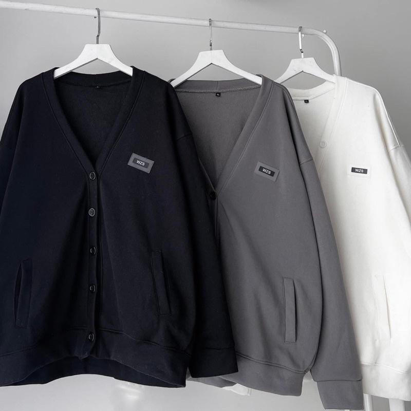 Áo Khoác Cardigan Basic Tag Nhựa WZS
