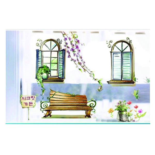 Decal Dán Tường Cửa Sổ Cổ Tích PK144