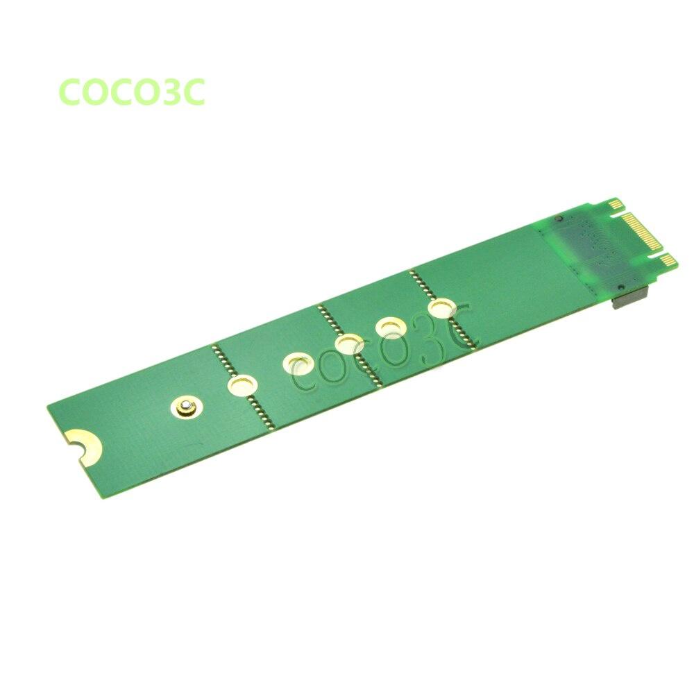 Đầu Chuyển Đổi SATA NGFF Cái Sang Đầu Đực B + M key M.2 SSD 2242 2260 Sang 2280 Khe Cắm Cho Samsung 850 EVO