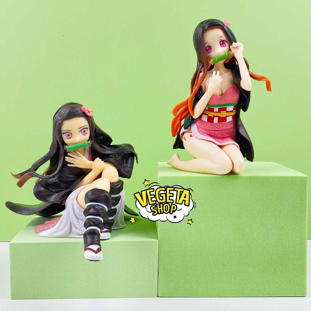 Mô hình Kimetsu No Yaiba - Mô hình thanh gươm diệt quỷ - Kamado Nezuko các tư thế nằm ngồi quỳ đứng - Cao 6~15cm