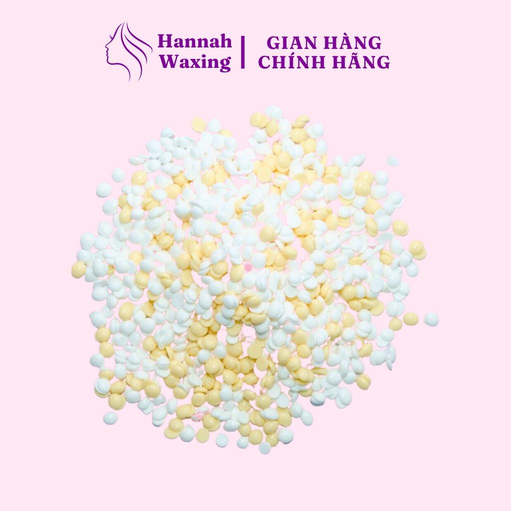 [CHE TÊN] Sáp Wax Lông Mix Sữa Dừa + Cream Siêu Bám Lông Chuyên Wax Bikini Tặng Kèm Que HANNAH WAXING