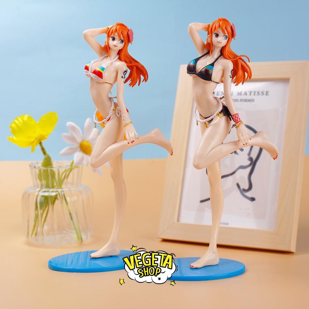 Mô hình One Piece - Nami sexy quyến rũ xinh đẹp dễ thương tạo dáng bãi biển - Cao 24cm