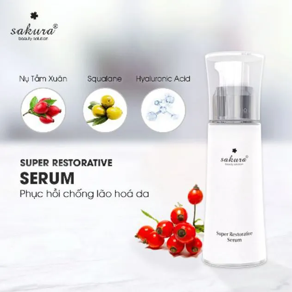 Serum phục hồi da chống lão hóa Sakura Super Restorative Serum 30ml