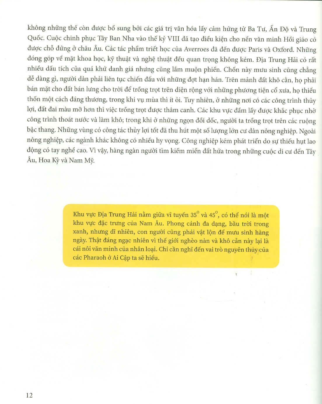 LỊCH SỬ CÁC NƯỚC VEN ĐỊA TRUNG HẢI - Globerama - Nguyễn Thị Thu Hà dịch -  MaiHaBooks
