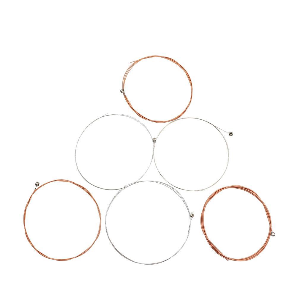 Set of 6 Tones Notes Pitch Pipe and 6pcs Replacement Strings for Acoustic Guitar Accessory