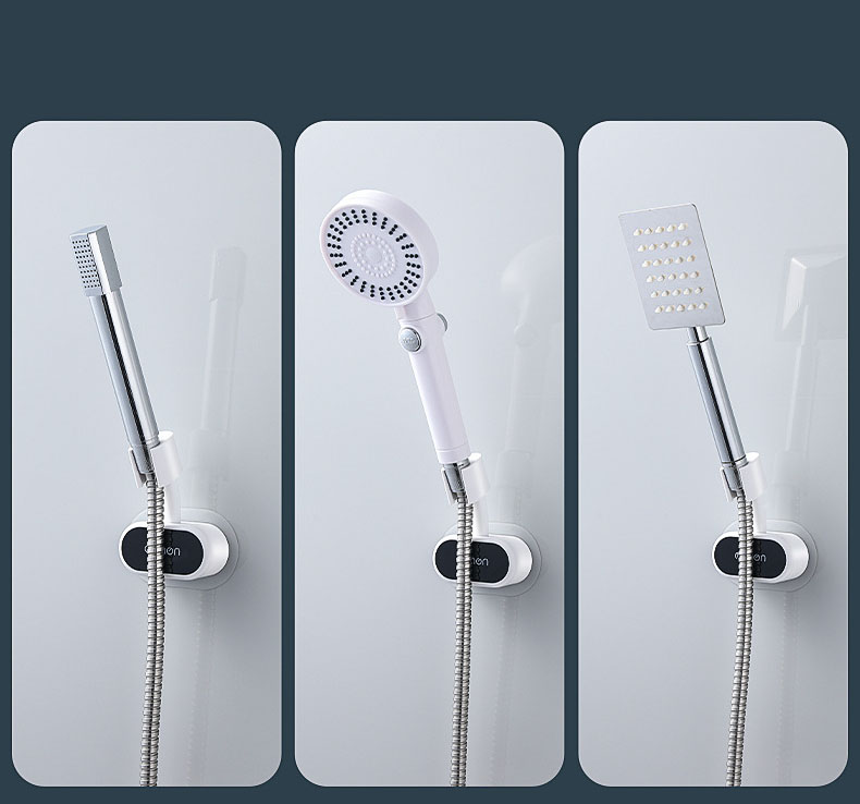 Giá treo vòi hoa sen OENON , giá móc treo vòi sen vòi xịt vệ sinh có miếng dán tường chịu lực siêu chắc xoay 180 độ