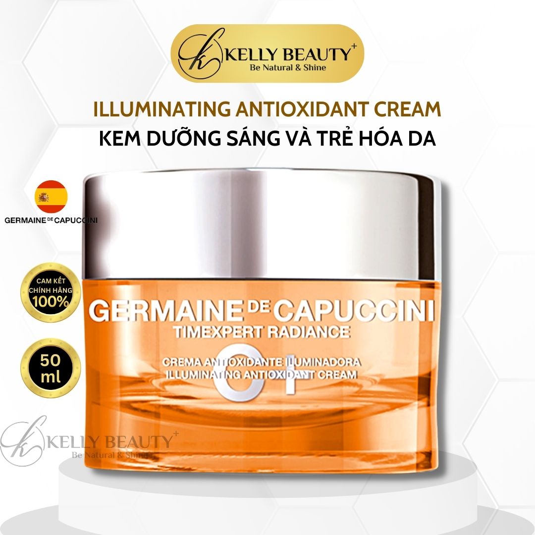 Kem Dưỡng Sáng Da Germaine Illuminating Antioxidant Cream - Chống Lão Hóa, Ngừa Nếp Nhăn, Đều Màu Da | Kelly Beauty