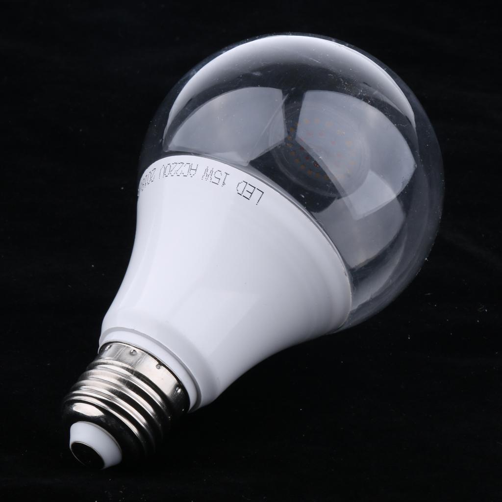 3xE27 Base LED Grow Light Bub Fruit Flower Plant Grow Lamp for Indoor Plants  Warm White_15W