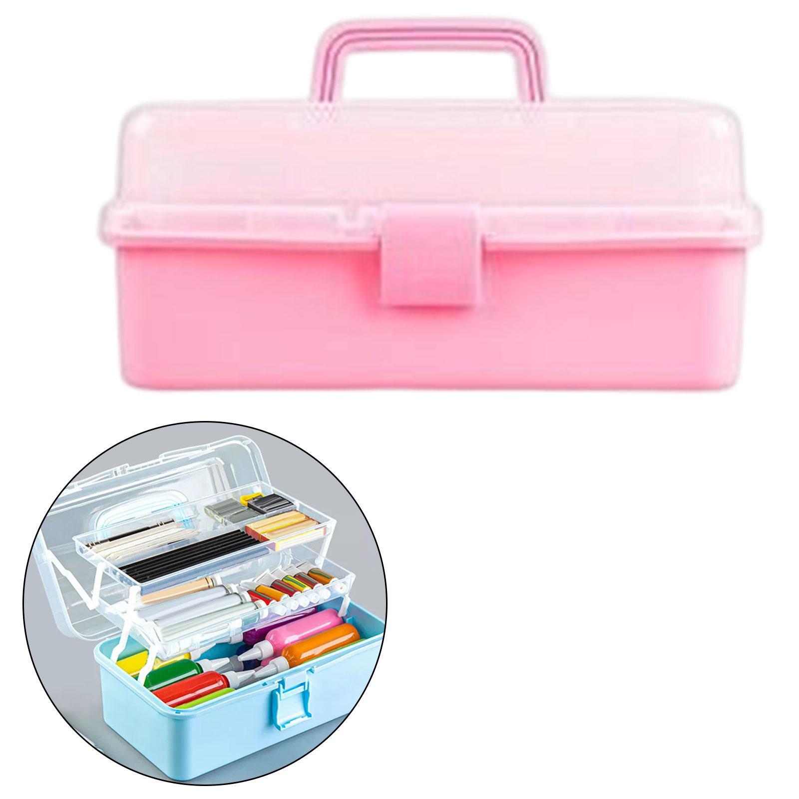 Three Layer Multipurpose Storage Box Craft Organizer for Nail Painting Tools