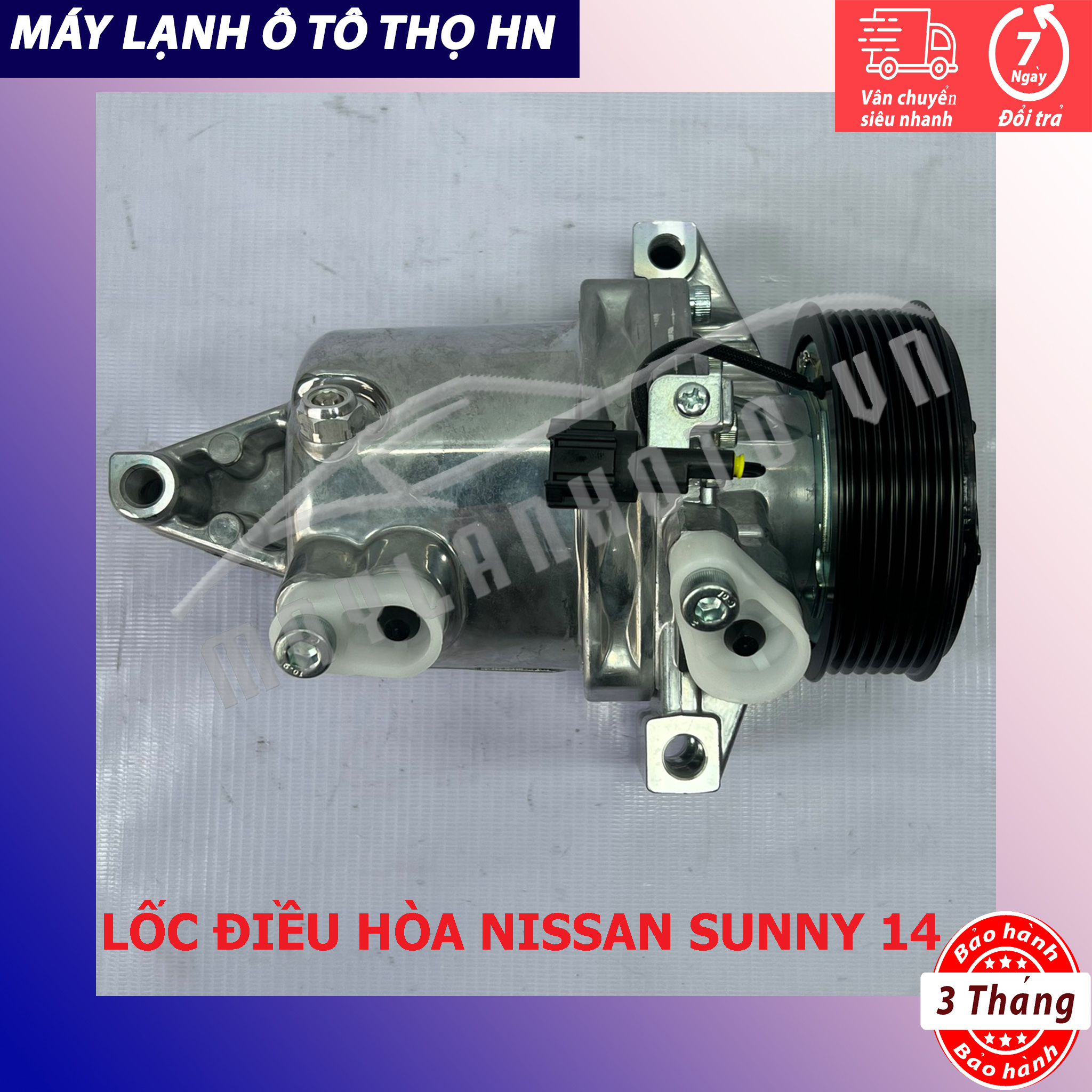 Lốc điều hòa Nissan Sunny 2012 2013 2014 hàng Trung Quốc 12 13 14