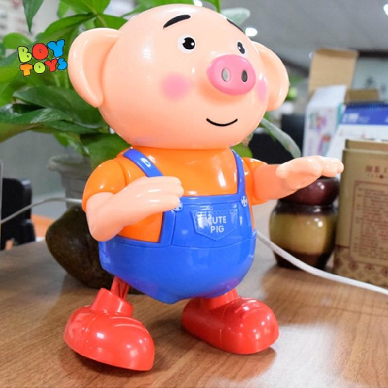 Đồ chơi chú Heo Pig Dance nhảy múa có nhạc và đèn thú vị cho bé