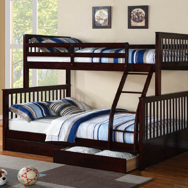 Giường 2 Tầng K.Bed 128 (Nâu)