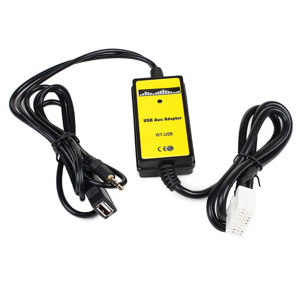 Car USB Aux-in Adapter MP3 Player Radio Interface For Accord Odyssey Element
