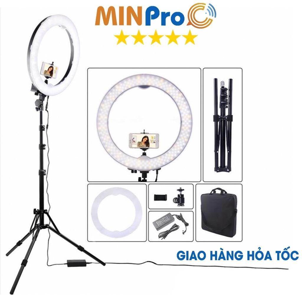 Đèn livestream size 26 30 33 36 45 54 cm,chụp ảnh make up trang điểm MINPRO