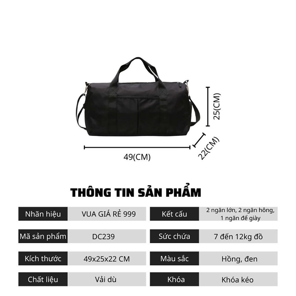 Túi du lịch có ngăn để giày chống thấm nước đựng đồ du lịch cao cấp tiện dụng TX34