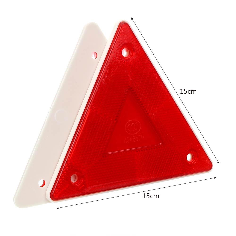 Set 2 biển cảnh báo nguy hiểm hình tam giác phản quang gắn đuôi xe tải