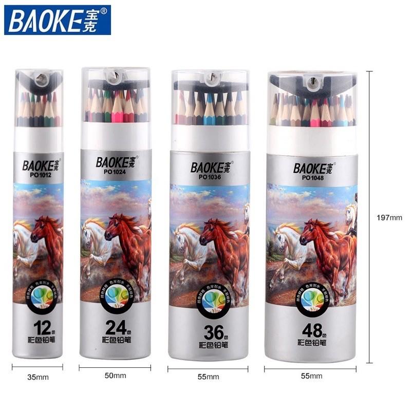 Viết chì màu 12 màu baoke Po-1012