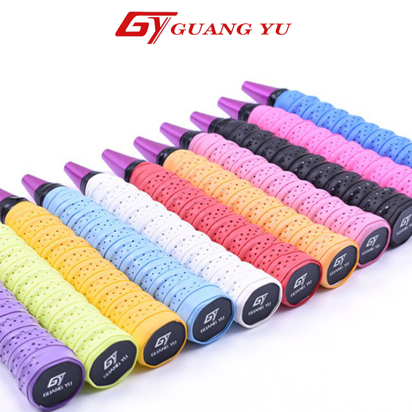 Quấn cán vợt cầu lông, tennis có gân chống trượt, quấn cán Guang Yu ( 1 chiếc)