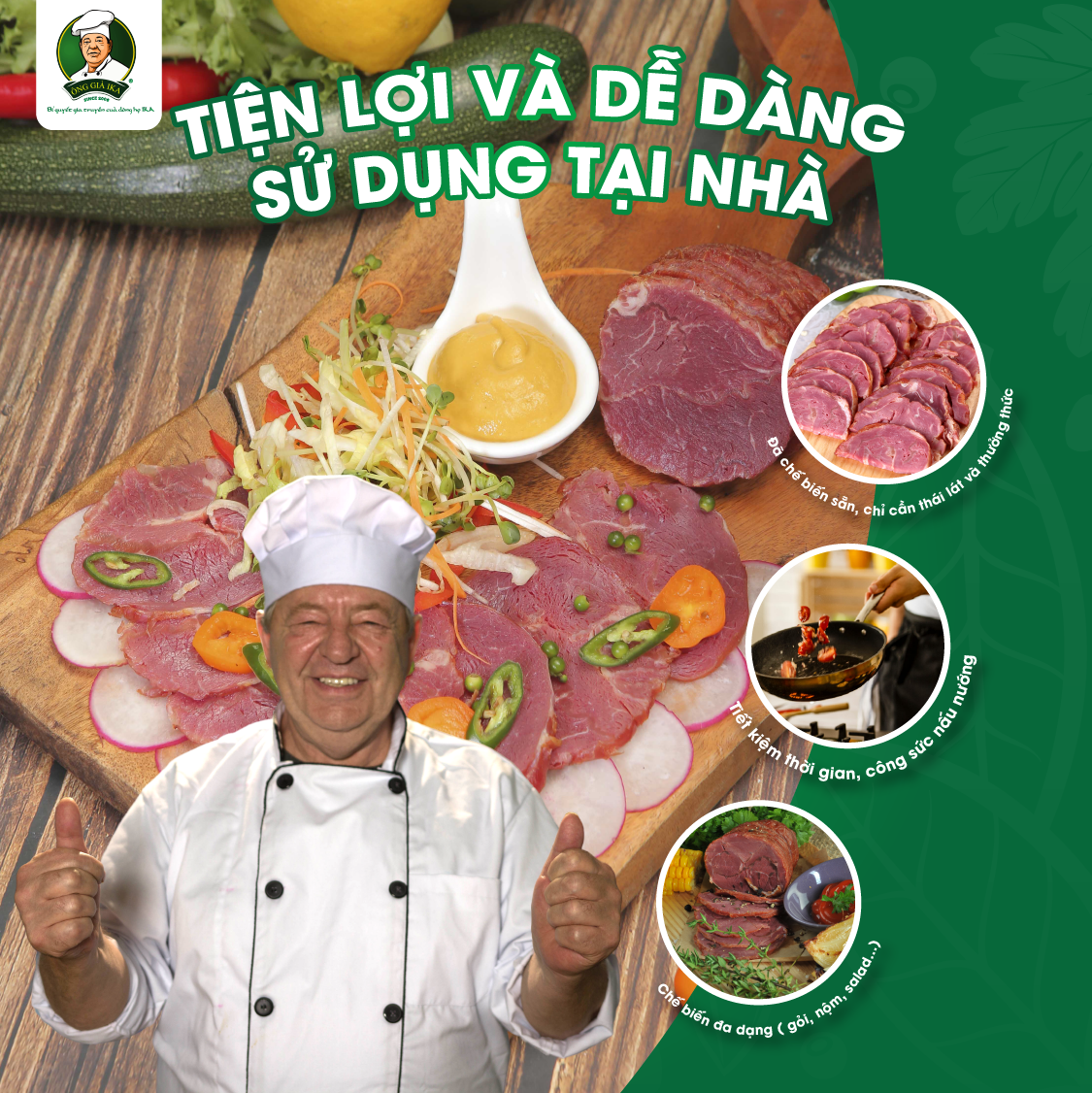[Chỉ Giao Hà Nội] Bắp bò hun khói 200g