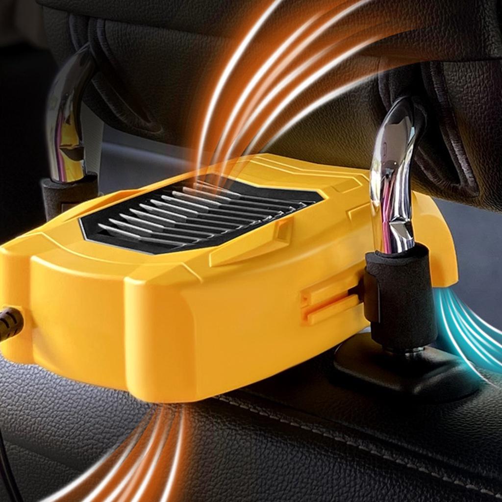 Quạt Tản Nhiệt 3 Tốc Độ Tùy Chỉnh Kèm Sạc Usb Gắn Lưng Ghế Xe Hơi