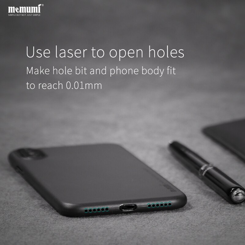 Ốp lưng nhám siêu mỏng 0.3mm cho iPhone XS Max hiệu Memumi có gờ bảo vệ camera - Hàng chính hãng