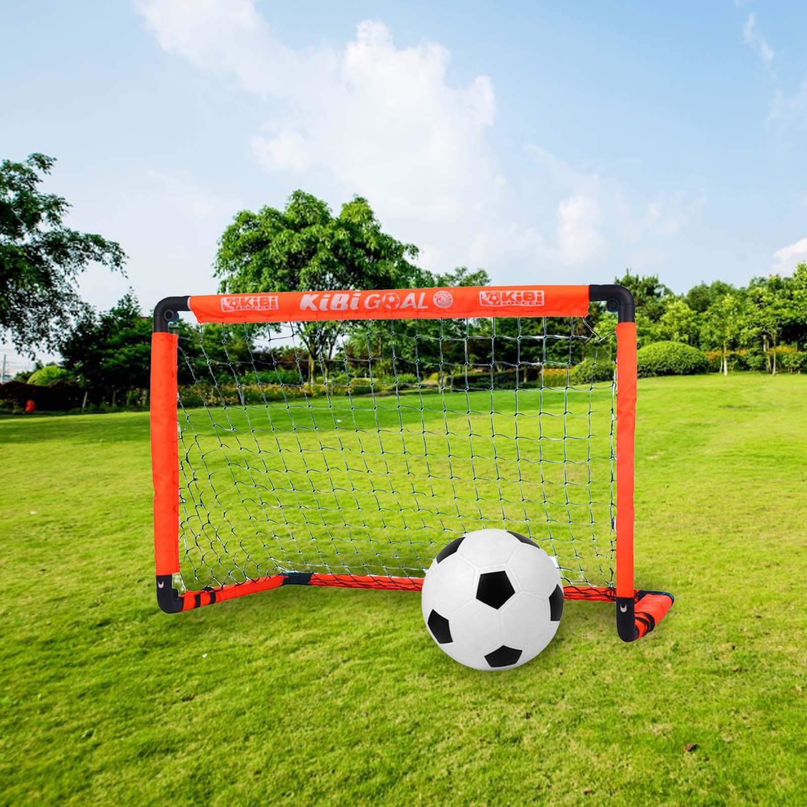 Kids Soccer Goals Portable Soccer Nets Set Outdoor Training Easy Assembly