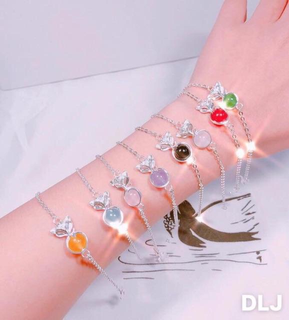 Lắc tay gắn hạt phong thuỷ