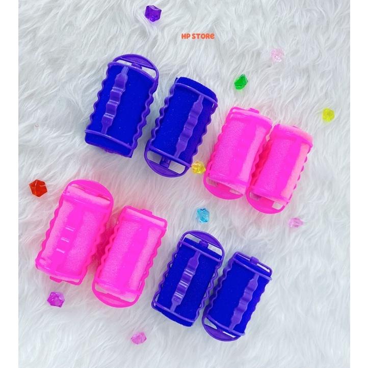2 Lô Có Thanh Cuốn Tóc Bằng Mút Uốn Cong, Giữ Nếp Tóc Xoăn Hàng Đẹp