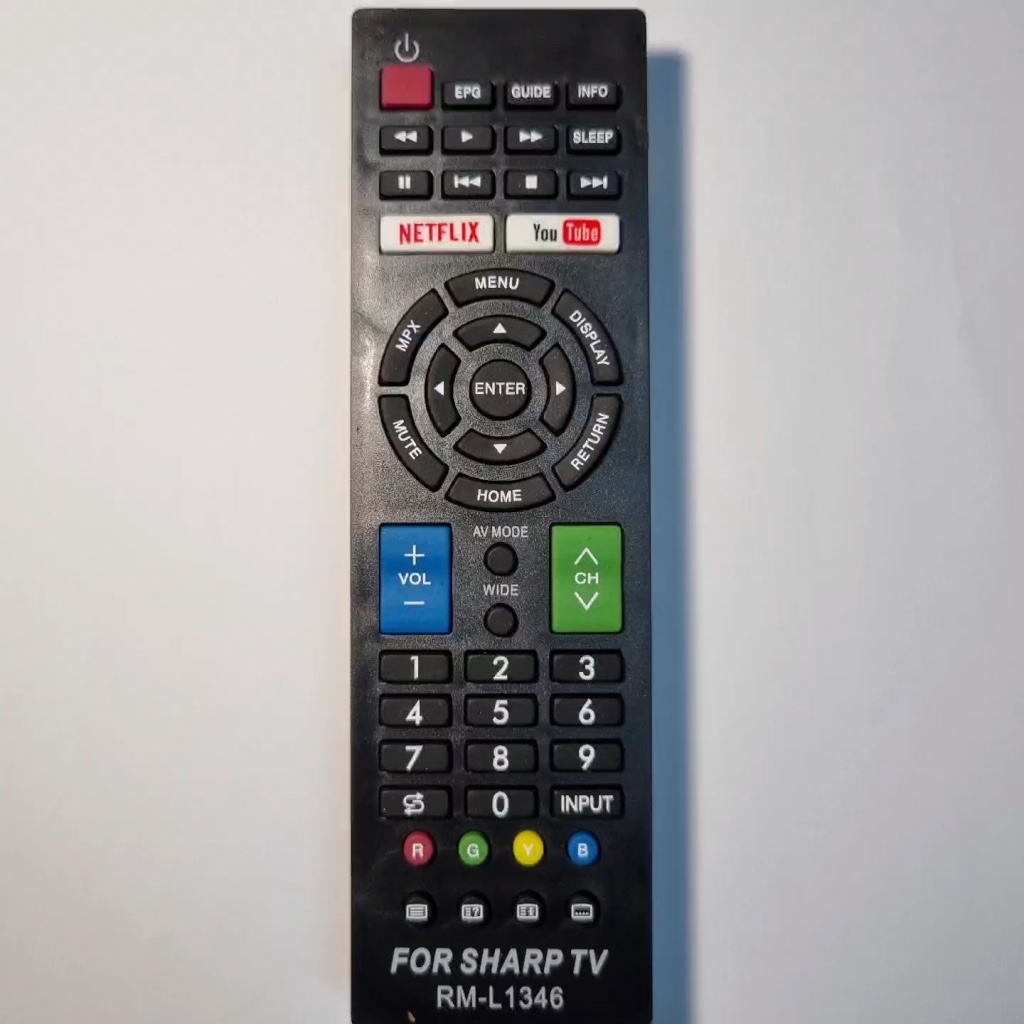 Điều khiển cho smart TV SHARP RM-L1346/Remote tivi SHARP L1346 vào mạng internet