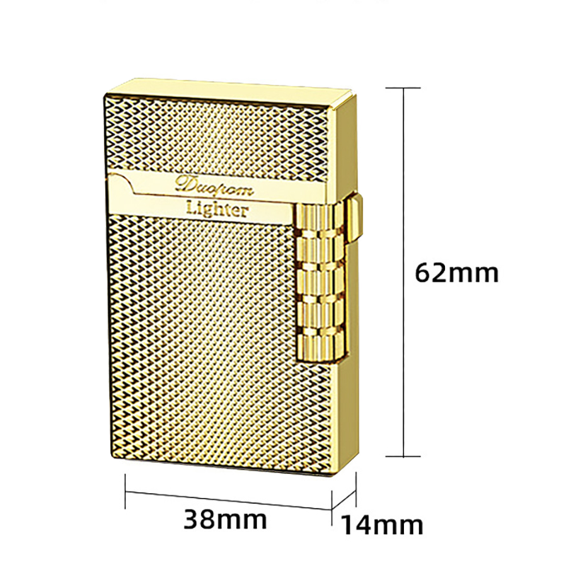 Bật Lửa Dupont 2 Chế Độ Lửa Vân Kim Cương - Xài Gas