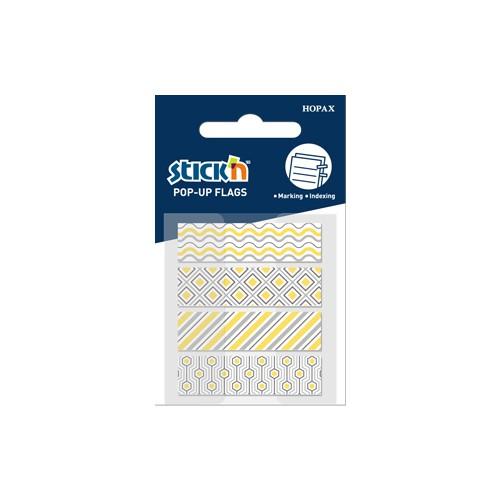 Giấy Đánh Dấu Trang có họa tiết 80 miếng - 4.5x1.2cm - HOPAX