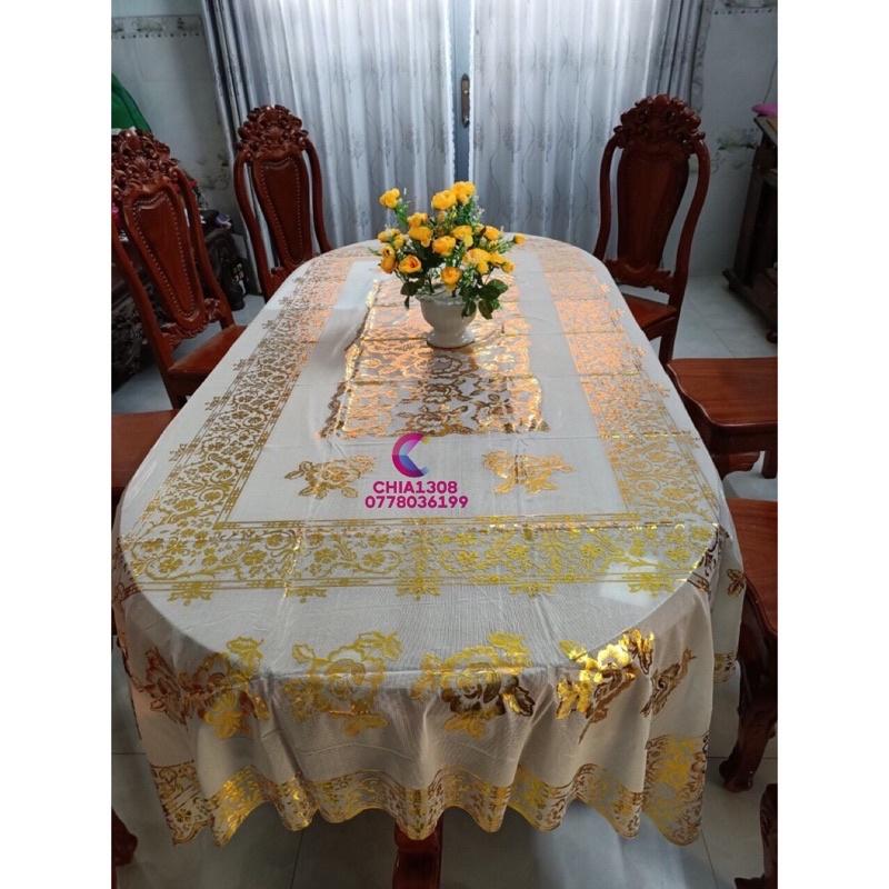KHĂN TRẢI BÀN DÀI CAO CẤP KHÔNG THẤM NƯỚC