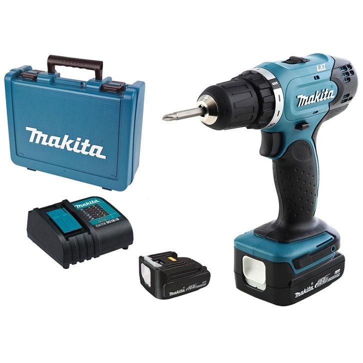 MÁY KHOAN VẶN VÍT DÙNG PIN 14,4V-1,3AH MAKITA DDF343SYE - HÀNG CHÍNH HÃNG