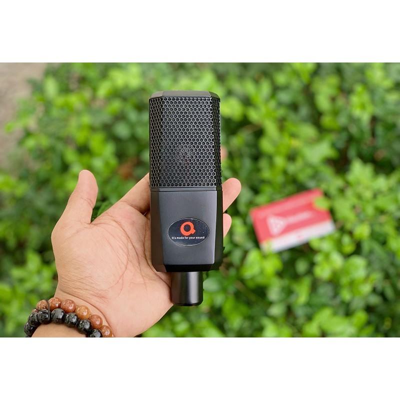 Mic Thu Âm AQTA ALC280 FREE SHIP Hàng Loại 1 Hát Cực Nhẹ . Kiểu Dáng Đầu Mic Dẹt Khá Bắt Mắt , Chất Âm Cực Hay