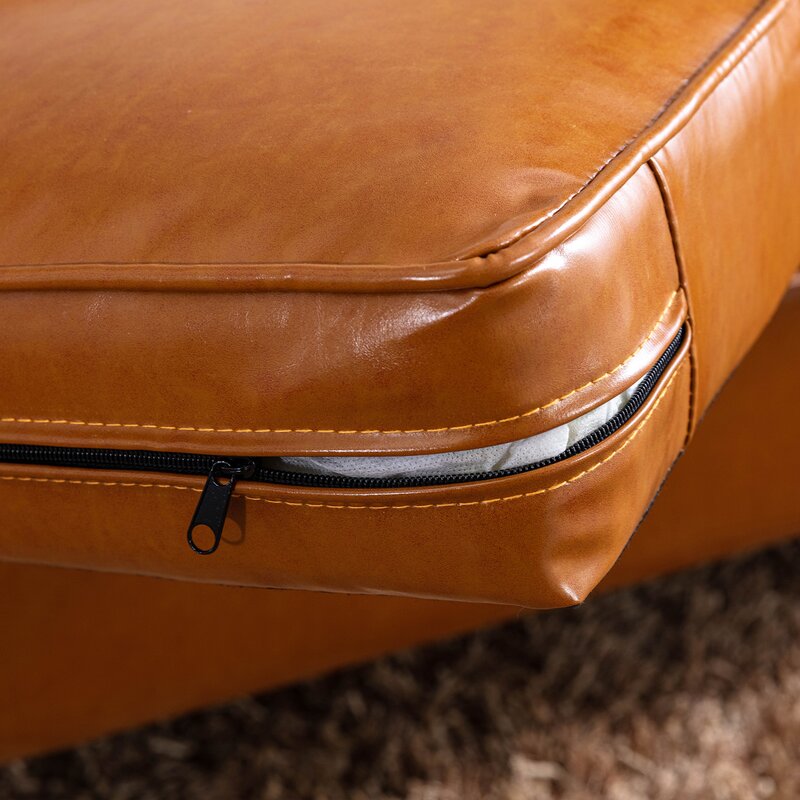 Sofa băng kiểu da Tundo kèm 2 đôn 1m89 x 74 cm gối như hình