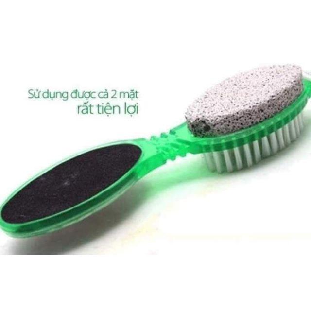 Bàn chải chà gót chân tẩy tế bào chết 4 in 1