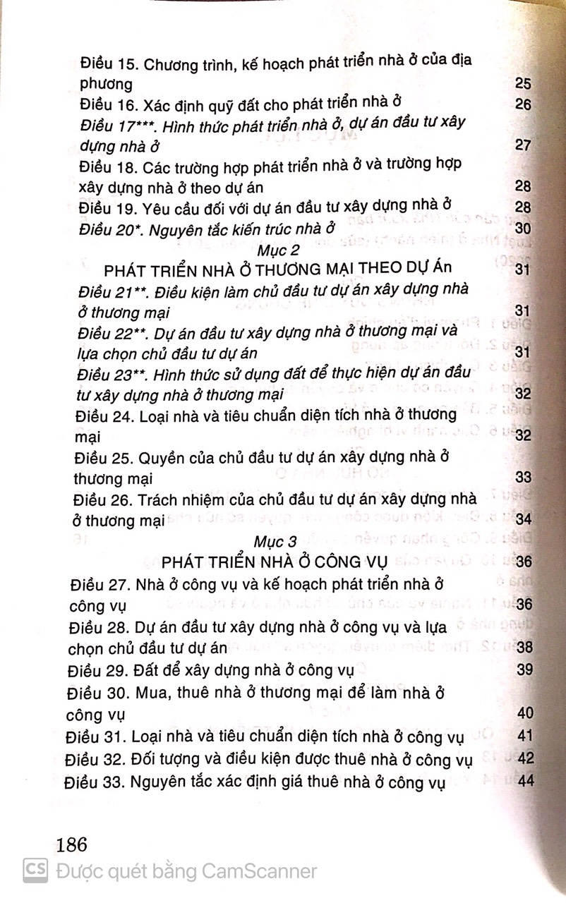 Luật nhà ở ( Hiện hành ) ( Sửa đổi , bổ sung năm 2019, 2020)