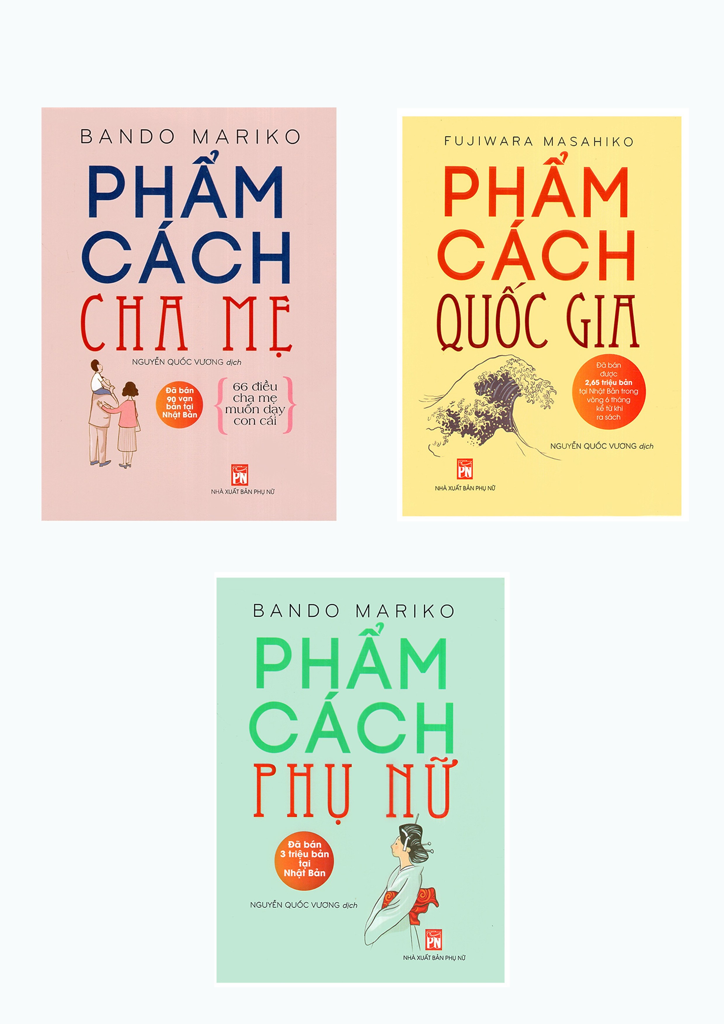 Combo 3 cuốn Phẩm cách