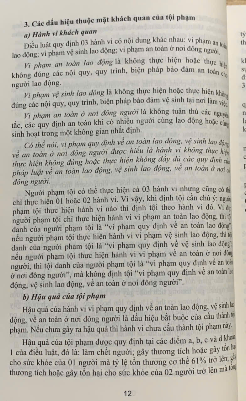 Bình luận Bộ luật Hình sự năm 2015 (Phần thứ hai – Các tội phạm), Chương XXI, Mục 3, 4: Các tội phạm khác xâm pham an toàn, trật tự công cộng