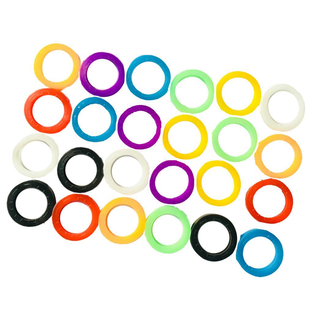 Colorful Plastic Key Cap Covers Pack of 24