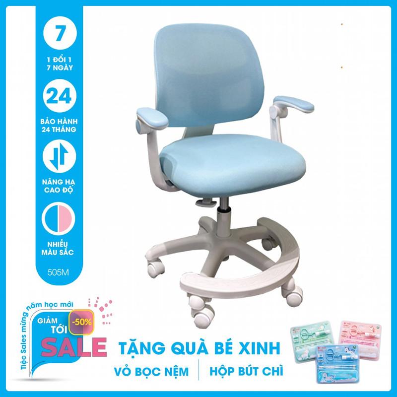 Ghế chống gù SMLIFE Jacob - JD.505M - Xanh | D45 x R44cm x C85-95cm. Nâng hạ mặt ghế từ 40-55cm