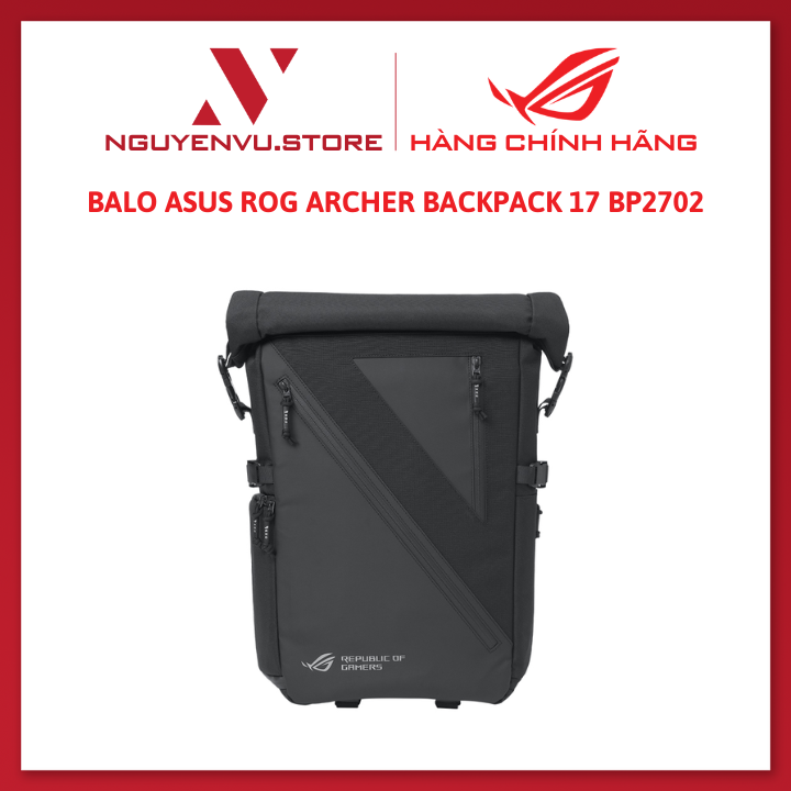 Balo ASUS ROG Archer Backpack 17 BP2702 - Hàng chính hãng