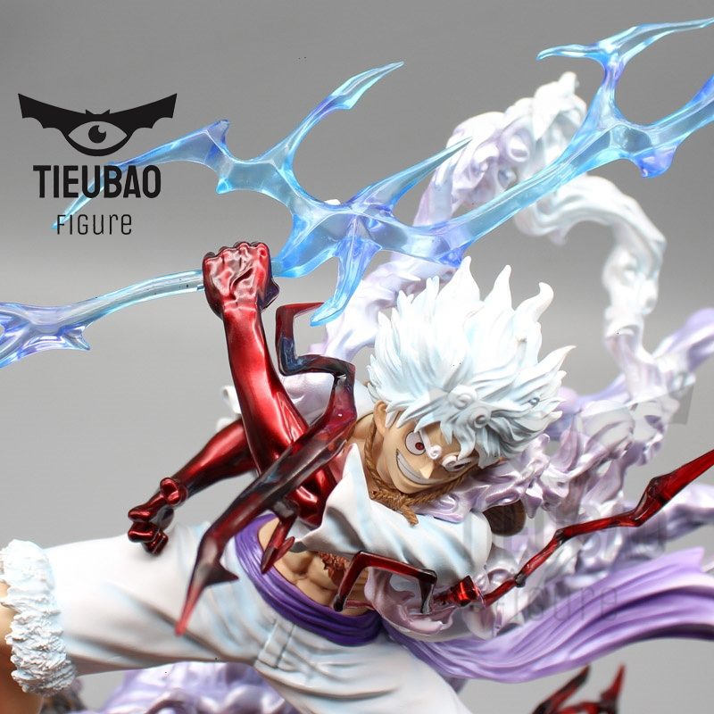 Mô hình Luffy gear 5 màu khói siêu đẹp