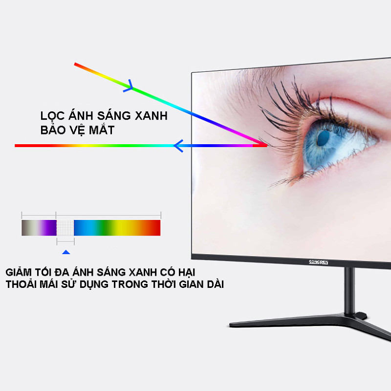 Màn Hình Máy Tính 27 inch UHD 4K (3840 x 2160) Tràn Viền Songren - hàng nhập khẩu