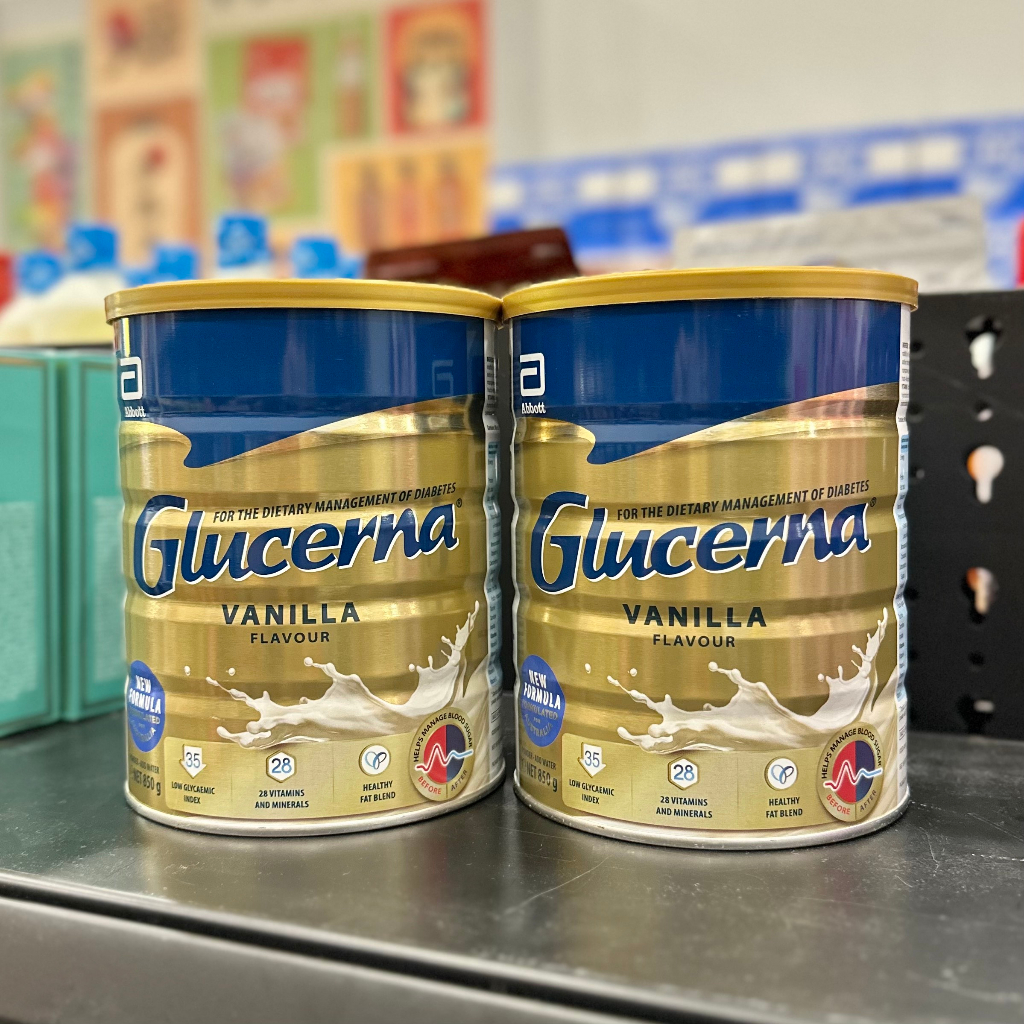 Sữa Abbott Glucerna Úc 850g dành cho người tiểu đường hương Vanilla